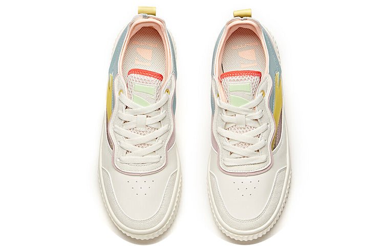(WMNS) ANTA Life Series Sneakers 'White Grey Purple' 122038063-2 - Image 3