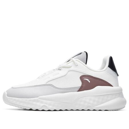 (WMNS) ANTA Life Series Sneakers 'White Brown Black' 122038842-6