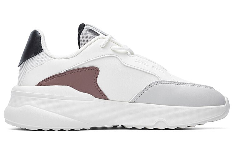 (WMNS) ANTA Life Series Sneakers 'White Brown Black' 122038842-6 - Image 2
