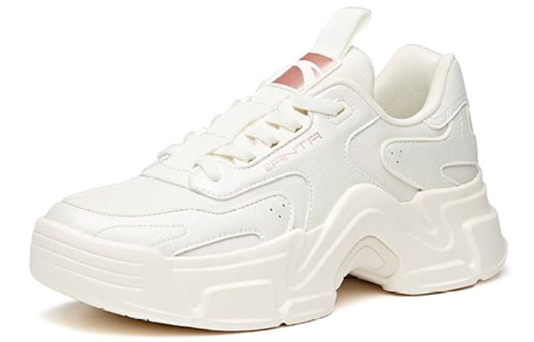 (WMNS) ANTA Life Series Sneakers 'Pure White' 122038884-1 - Image 3