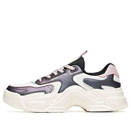 (WMNS) ANTA Dad Shoes 'Black Purple' 122038884-3