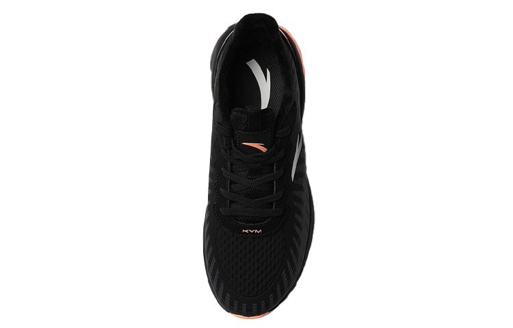 (WMNS) ANTA Leather Running Shoes 'Black Orange White' 122045522-6 - Image 3