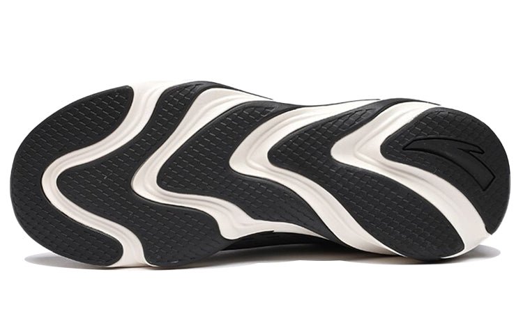 (WMNS) ANTA Leather Running Shoes 'Black Orange White' 122045522-7 - Image 6
