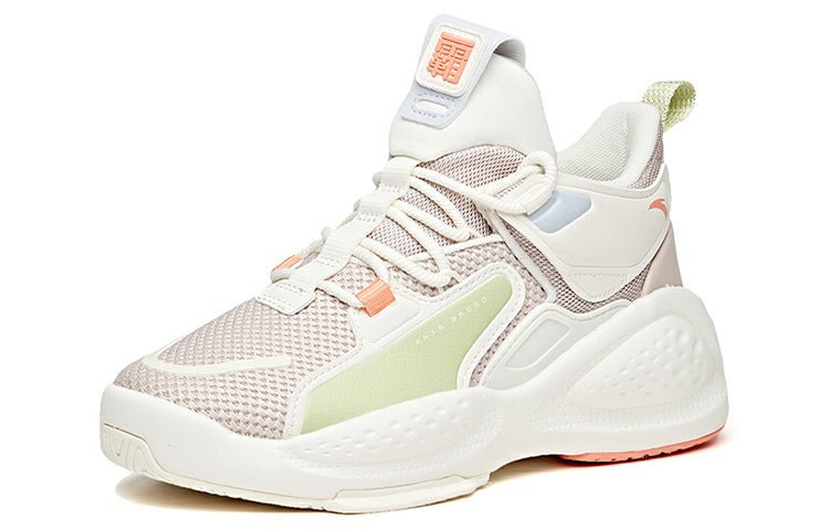 (WMNS) ANTA Life Series Sneakers Mid 'Oatmeal White' 122048080-1 - Image 2