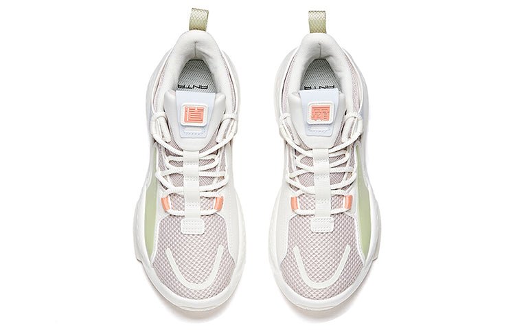 (WMNS) ANTA Life Series Sneakers Mid 'Oatmeal White' 122048080-1 - Image 3