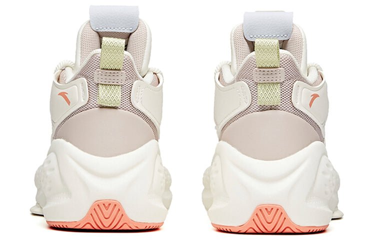 (WMNS) ANTA Life Series Sneakers Mid 'Oatmeal White' 122048080-1 - Image 4