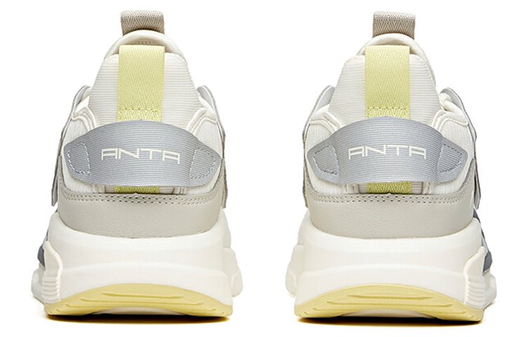 (WMNS) ANTA Life Series Sneakers 'White Grey' 122048808-1 - Image 4