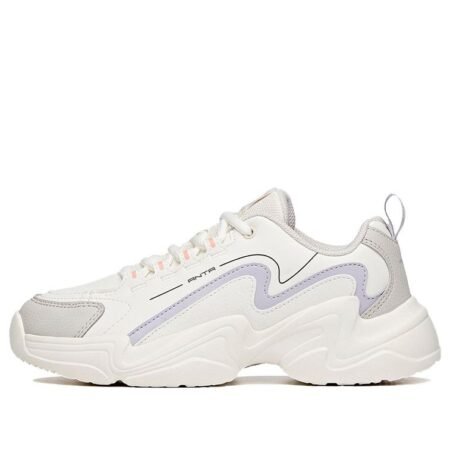 (WMNS) ANTA Life Series Sneakers 'White Purple' 122048881-1