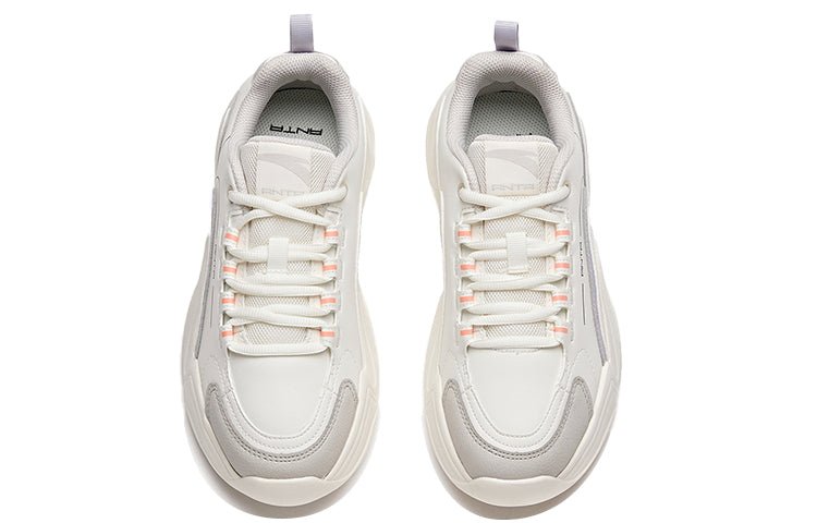 (WMNS) ANTA Life Series Sneakers 'White Purple' 122048881-1 - Image 3