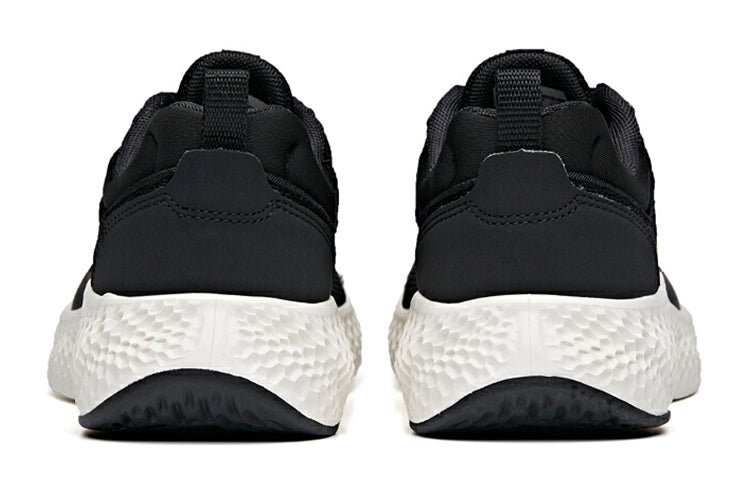 (WMNS) ANTA Running Series Sneakers 'Black Ivory White' 122115536S-4 - Image 4