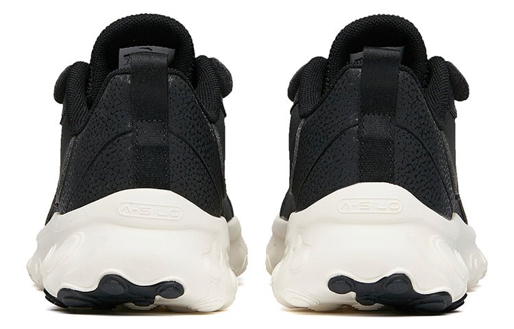 (WMNS) ANTA Running Series Sneakers 'Black Silver White' 122115582-8 - Image 4