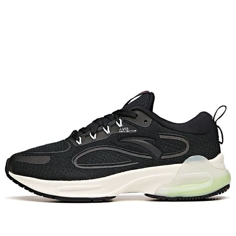 (WMNS) ANTA Ghuang 1 'Black White Green' 122115586-6