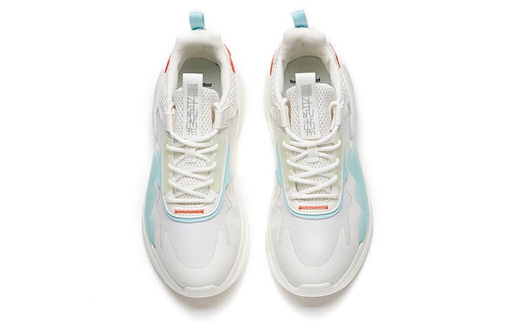 (WMNS) ANTA Life Series Sneakers 'Reject Mediocrity White Blue Orange' 122138800-4 - Image 3