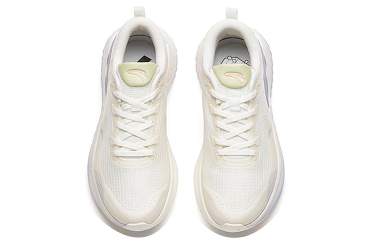 (WMNS) ANTA Life Series Sneakers 'White Yellow' 122145556S-5 - Image 4