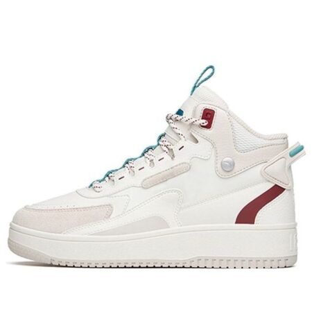(WMNS) ANTA Fashion Series Sneakers High 'Light Grey' 122148013R-2