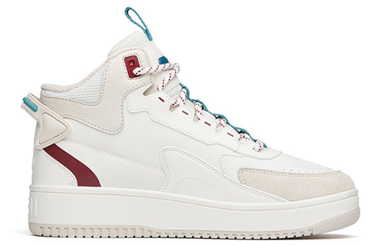 (WMNS) ANTA Fashion Series Sneakers High 'Light Grey' 122148013R-2 - Image 2