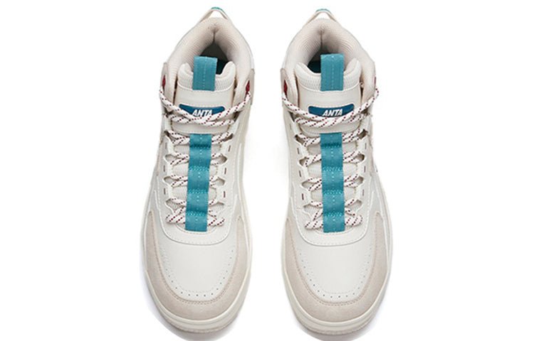 (WMNS) ANTA Fashion Series Sneakers High 'Light Grey' 122148013R-2 - Image 4