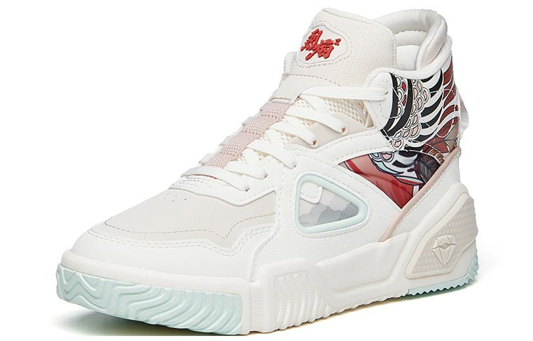 (WMNS) ANTA Life Series Sneakers High 'Flame' 122148088-2 - Image 3