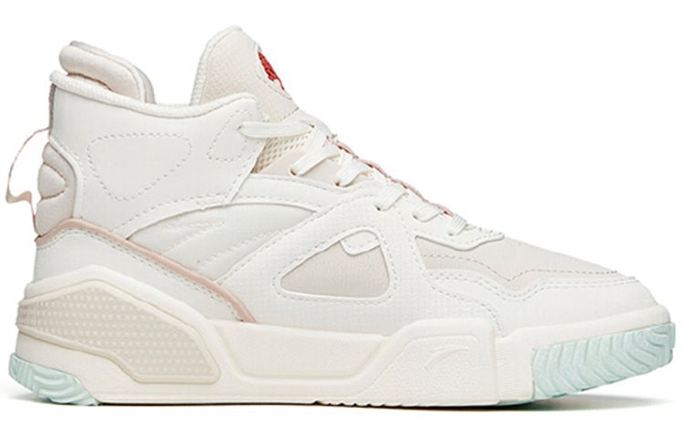 (WMNS) ANTA High Top Skateboarding Shoes 'White Red Blue' 122148088-7 - Image 2