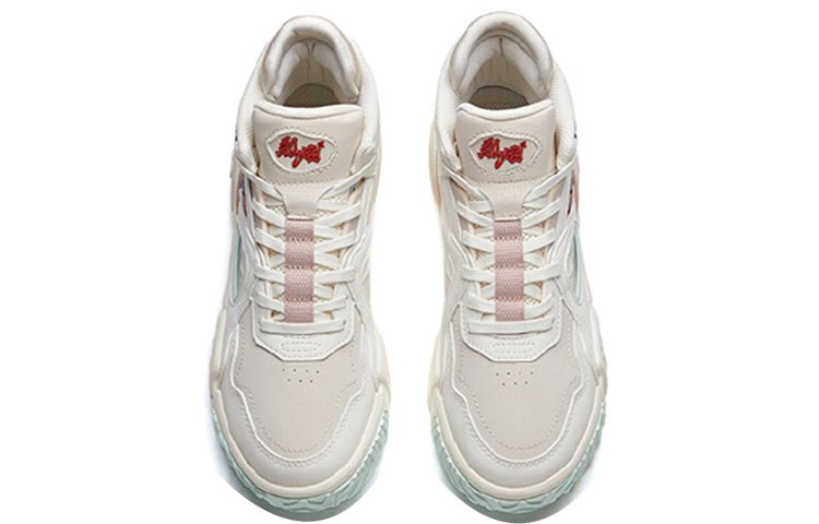 (WMNS) ANTA High Top Skateboarding Shoes 'White Red Blue' 122148088-7 - Image 4