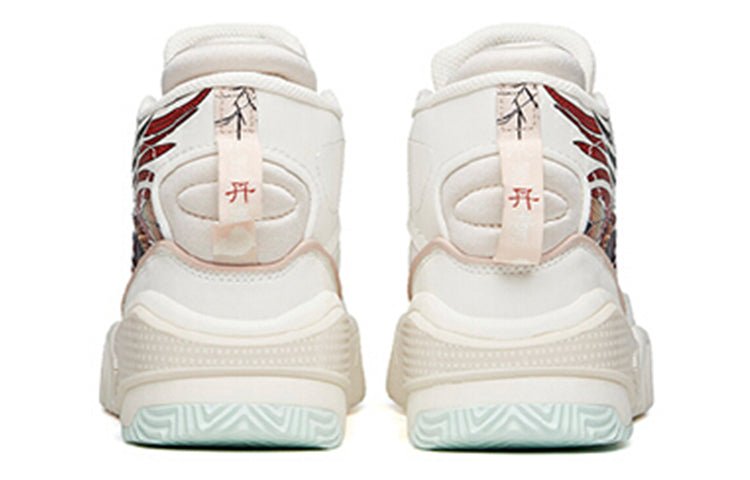 (WMNS) ANTA High Top Skateboarding Shoes 'White Red Blue' 122148088-7 - Image 5