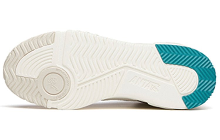 (WMNS) ANTA Life Series Sneakers High 'Flame Grey White Red' 122148088-8 - Image 6