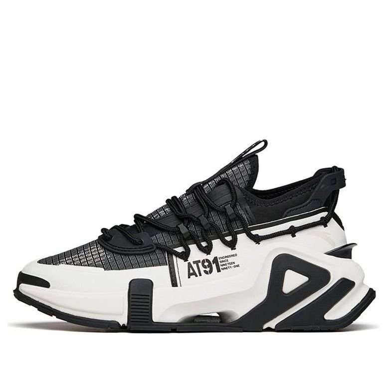(WMNS) ANTA AT91 'Black White' 122148850-2