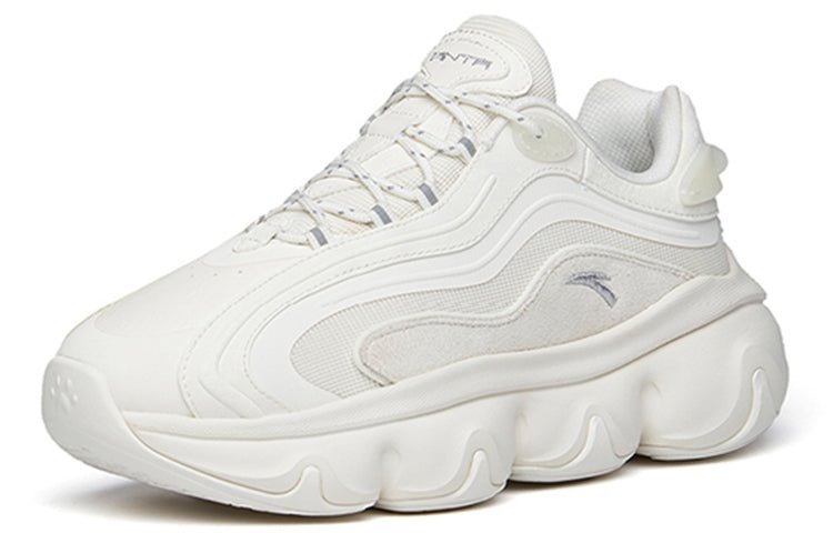 (WMNS) ANTA Life Series Sneakers 'Thick Sole Silver White' 122148895R-1 - Image 3