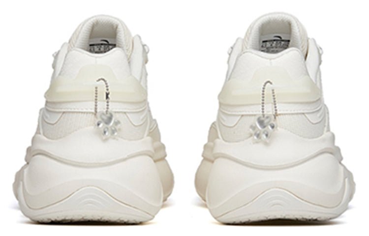 (WMNS) ANTA Life Series Sneakers 'Thick Sole Silver White' 122148895R-1 - Image 5