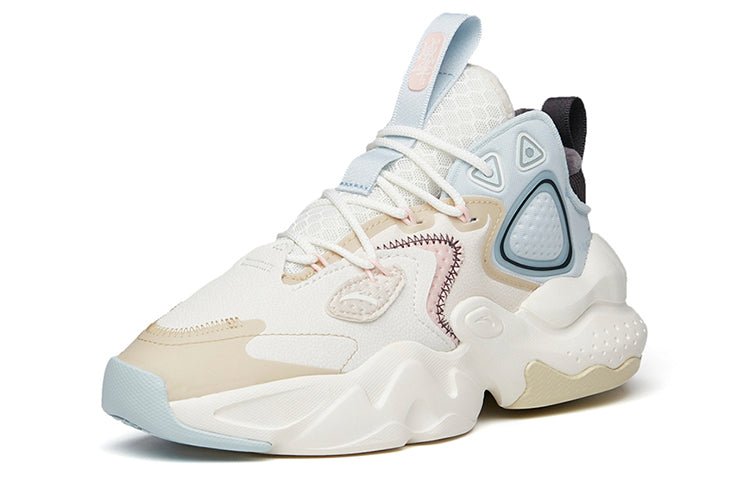 (WMNS) ANTA Baodao Wai Feng 2 Mid 'White Blue' 122148901-1 - Image 2