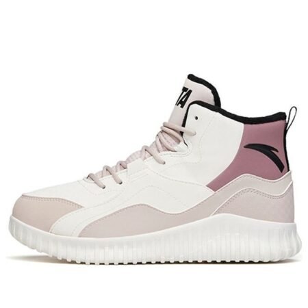 (WMNS) ANTA Life Series Sneakers High 'Grey White Purple' 122148903-2