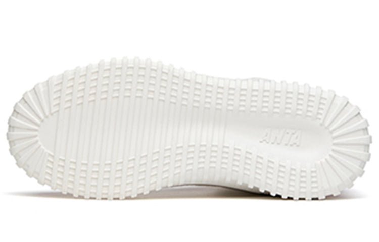 (WMNS) ANTA Life Series Sneakers High 'Grey White Purple' 122148903-2 - Image 5