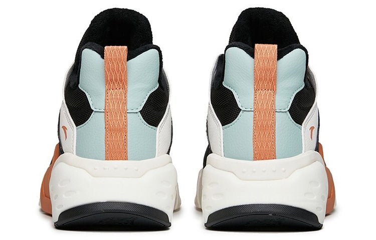 (WMNS) ANTA Leather Fleeced Running Shoes 'White Orange Black' 122148980-2 - Image 4