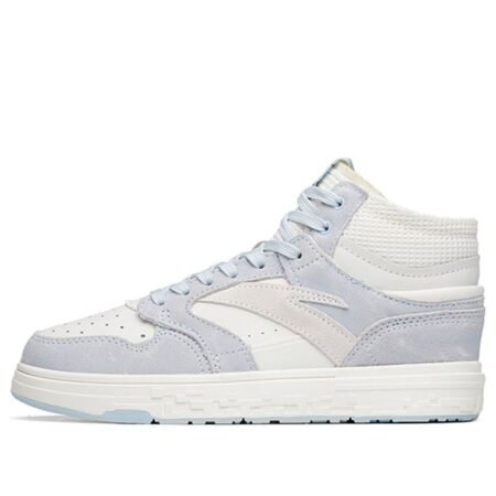 (WMNS) ANTA Streetball Mid 'White Light Purple' 122218052-4