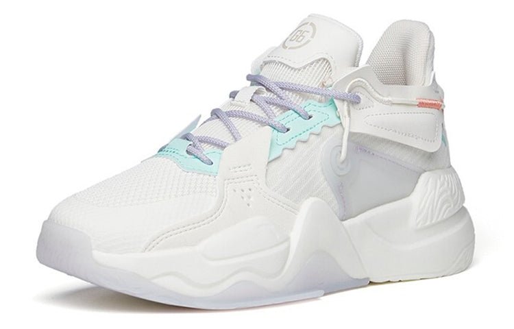 (WMNS) ANTA Life Series Sneakers 'White Purple Green' 122218083-2 - Image 2
