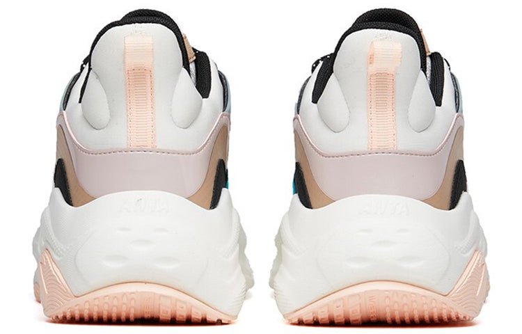 (WMNS) ANTA Mix4 Low 'Grey White Black' 122218812-4 - Image 4