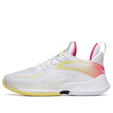 (WMNS) ANTA Light Crazy 3 'White Yellow Pink' 122221608-1