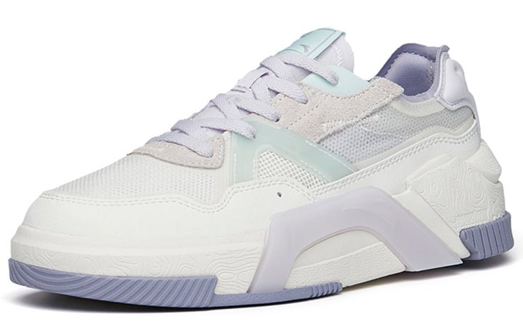 (WMNS) ANTA Life Series Sneakers 'White Purple' 122228071-3 - Image 2