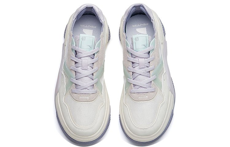 (WMNS) ANTA Life Series Sneakers 'White Purple' 122228071-3 - Image 3