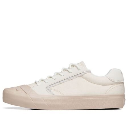 (WMNS) ANTA Life Series Sneakers  Canvas 'Grey Pink' 122228077S-4