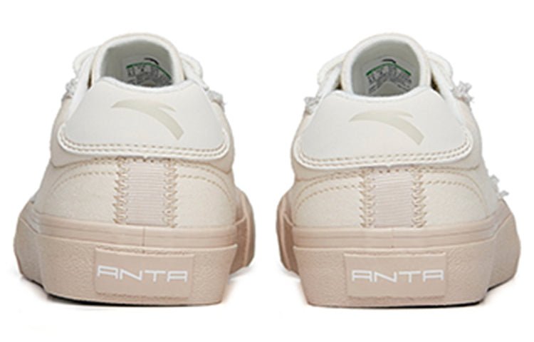 (WMNS) ANTA Life Series Sneakers  Canvas 'Grey Pink' 122228077S-4 - Image 4