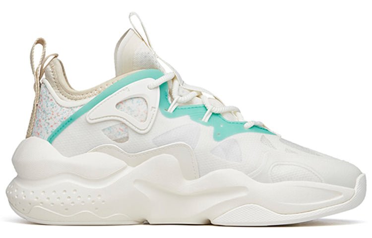 (WMNS) ANTA Badao 'White Green Yellow' 122228080-1 - Image 2
