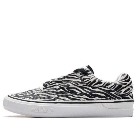 (WMNS) ANTA MD Skate Shoes 'Black White' 122238013-3