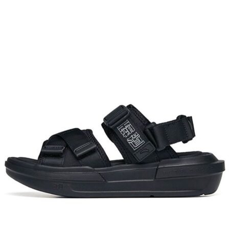 (WMNS) ANTA BaDao Sandals 'Black' 122238501-1