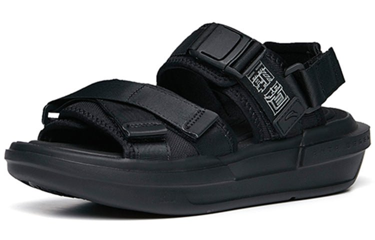 (WMNS) ANTA BaDao Sandals 'Black' 122238501-1 - Image 3