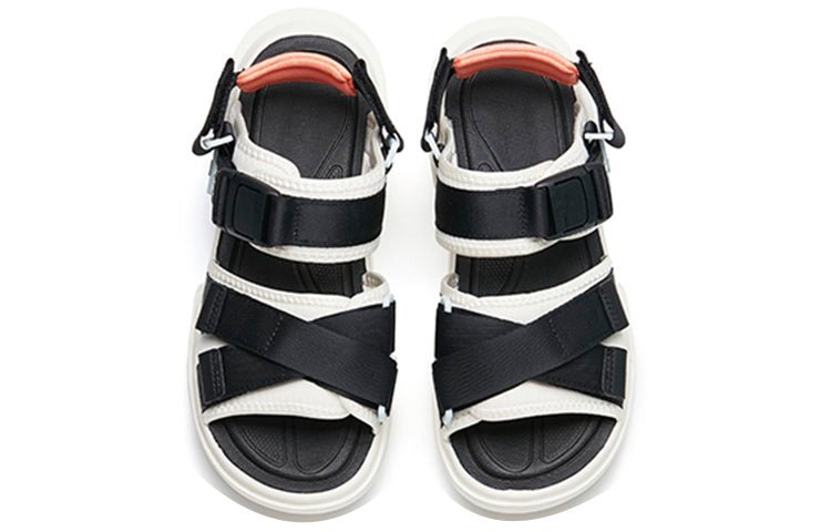 (WMNS) ANTA BaDao Sandals 'Black White Orange' 122238501-2 - Image 4