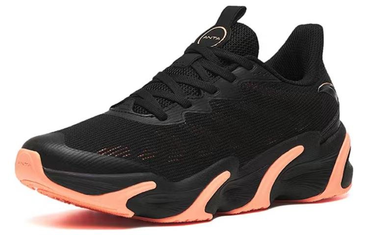 (WMNS) ANTA Keep Moving 'Black Orange' 122245523-1 - Image 2