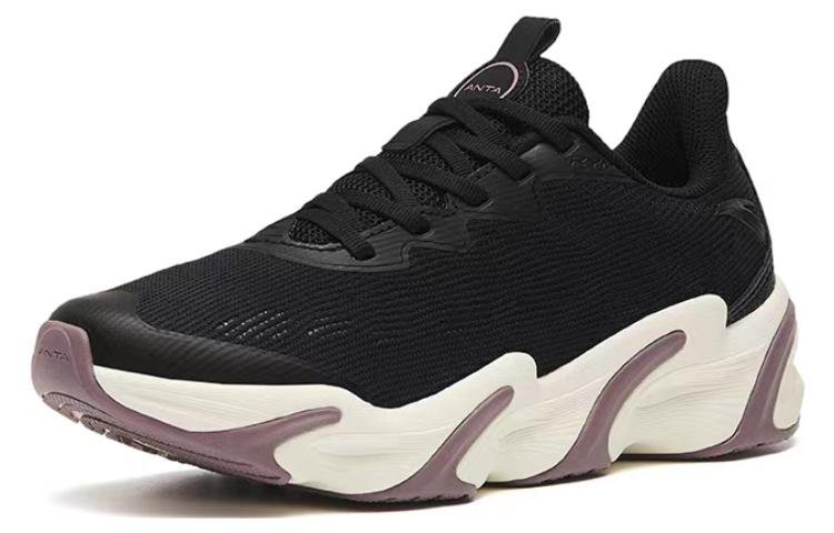 (WMNS) ANTA Nonstop Running 'Black Purple White' 122245523-4 - Image 2