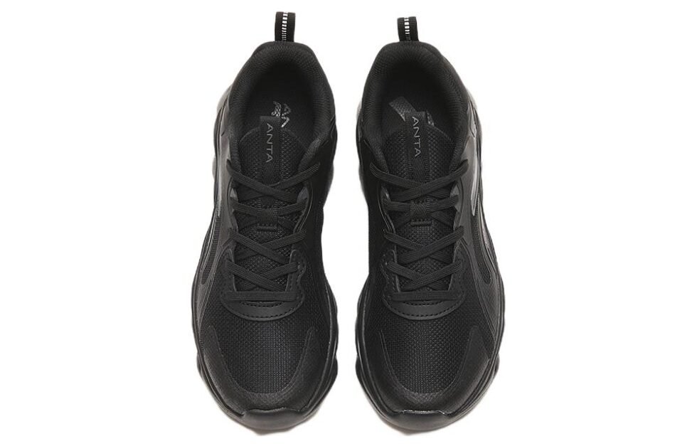 (WMNS) ANTA Running Series Sneakers 'Black' 122245574-4 - Image 3