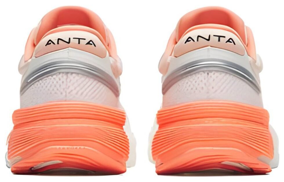 (WMNS) ANTA C100 Low 'White Orange Silver' 122245586-1 - Image 5